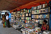 Yangon Myanmar. Pansodan St, referred to as Yangon's open-air library. 